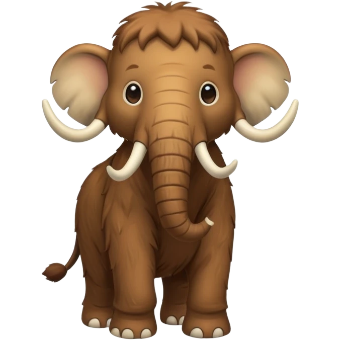 baby mammoth emoji
