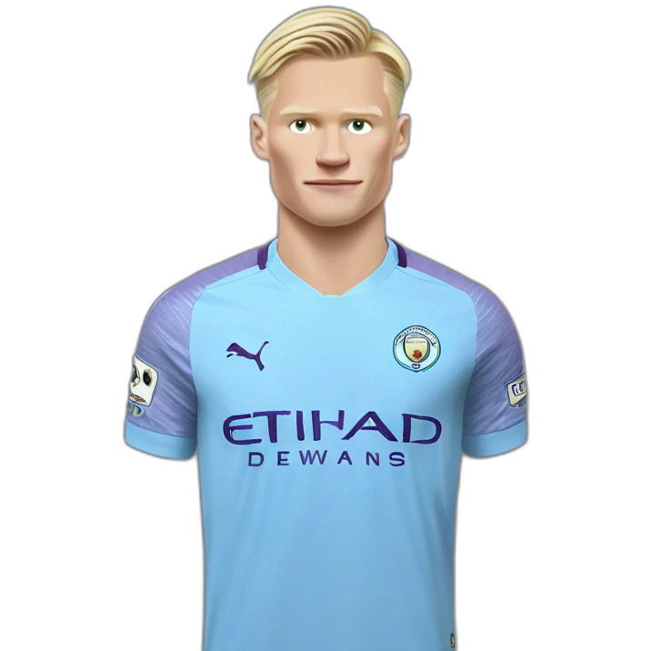 Erling Haaland a Manchester city emoji