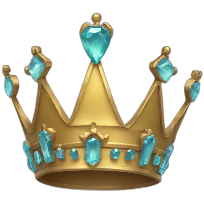 Glitched crown emoji