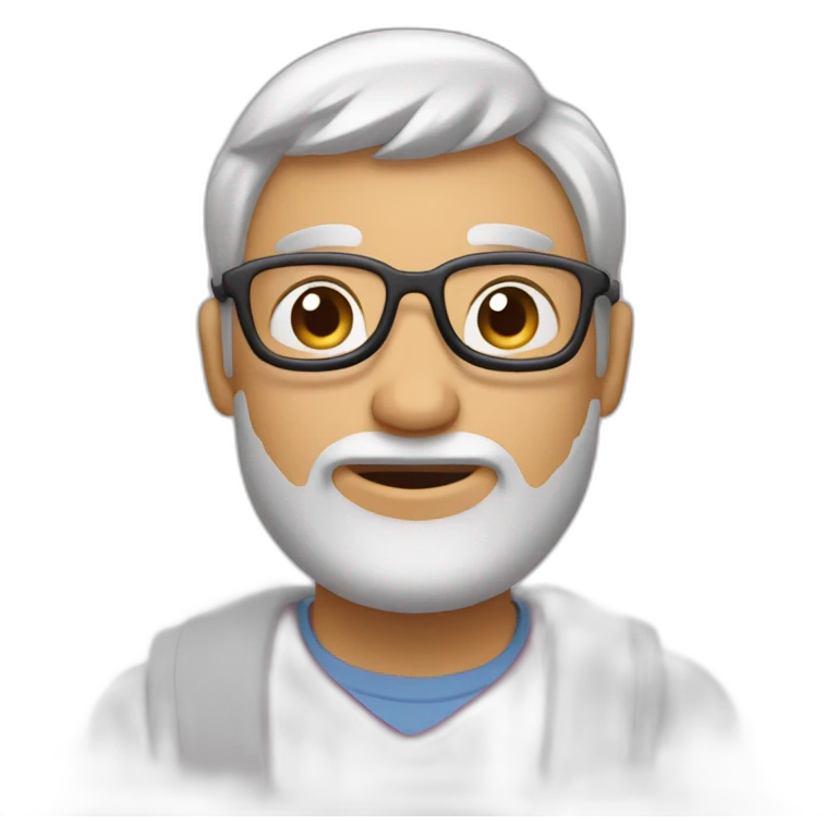 man with calvitie and love golang emoji