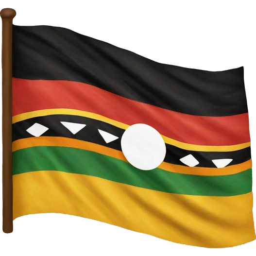 aboriginal flag emoji