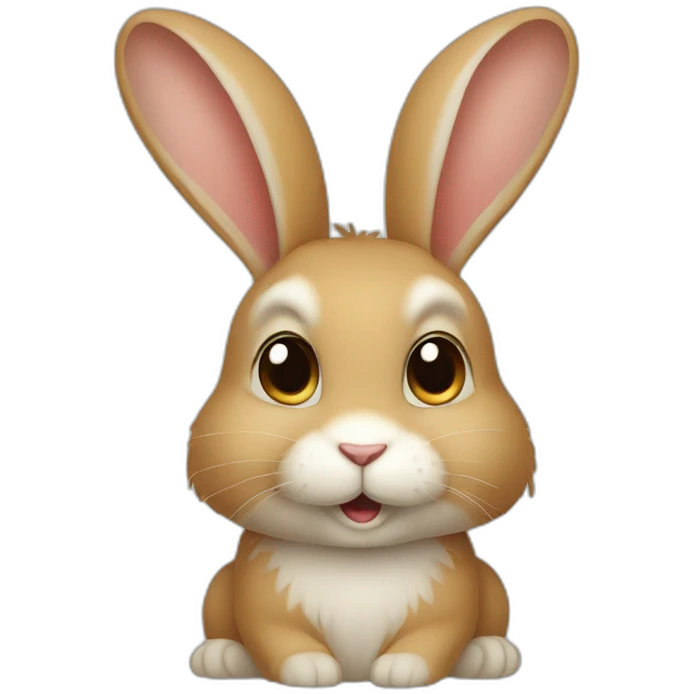 so qute rabbit emoji