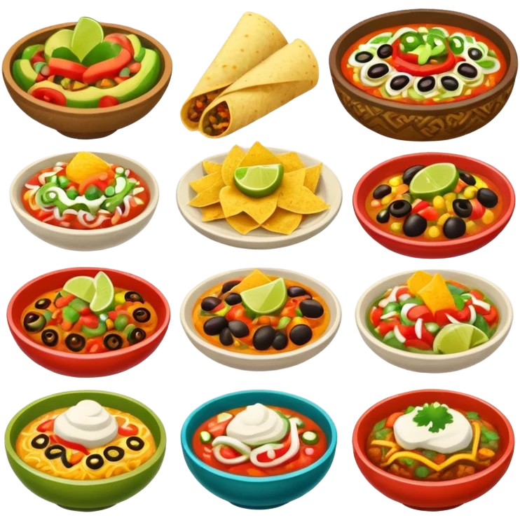 Mexican food emoji