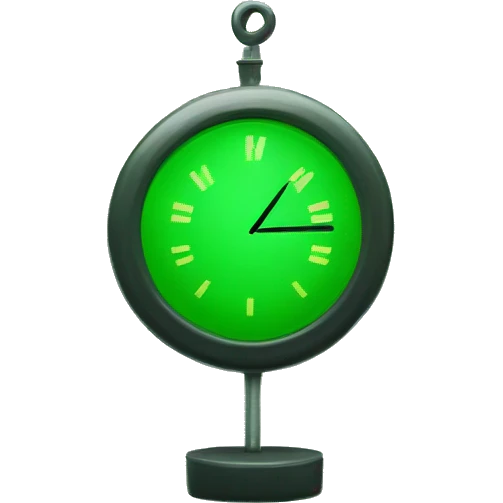 green graph gong up emoji