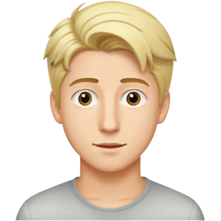 Milo Manheim, young male actor with blonde hair emoji