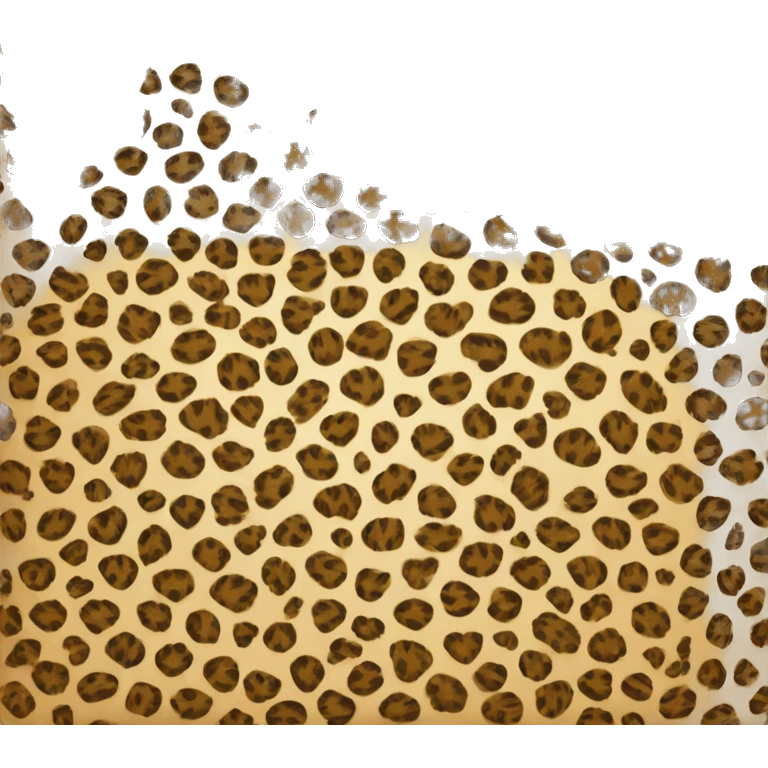 cheetah print heart emoji