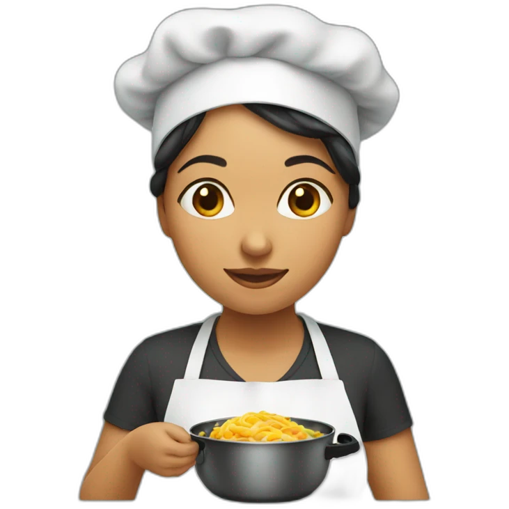 Woman cooking emoji
