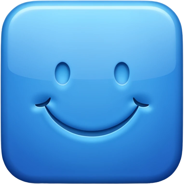 Ein korrekt hake in ein blaues vierek emoji