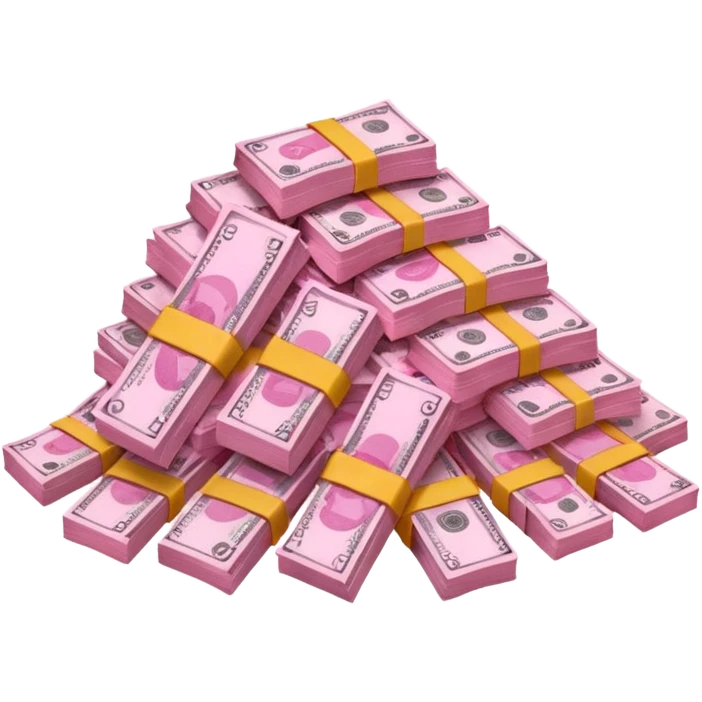 pink money emoji