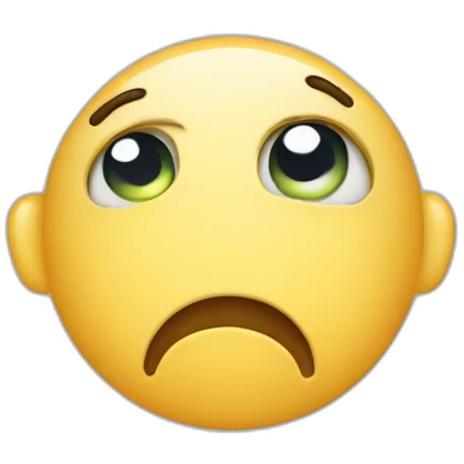 sad face with measles emoji