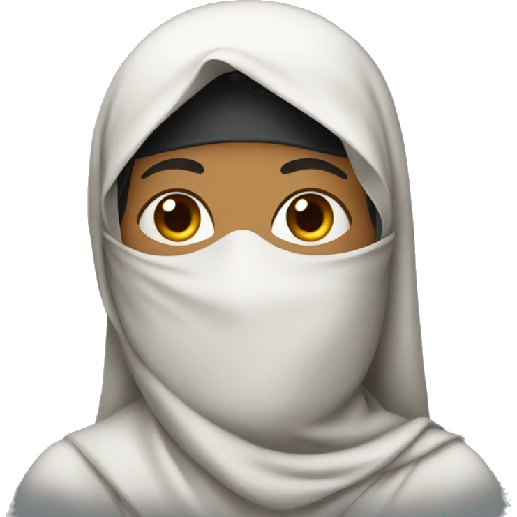 muslim wearing a burqa emoji