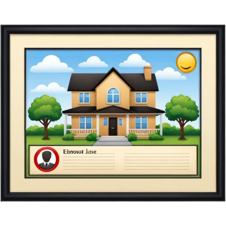 documents and personal license deuda casa emoji