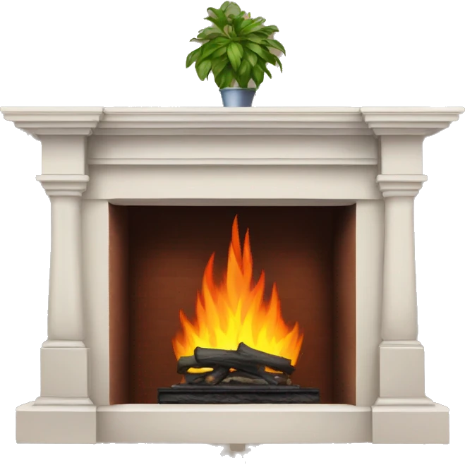 fireplace mantle  emoji