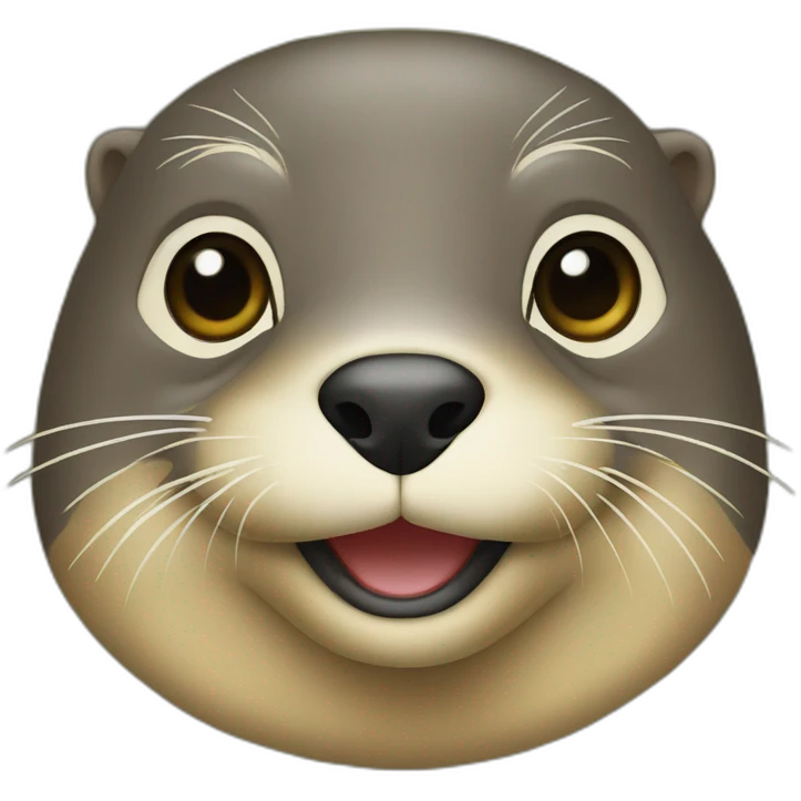 Loutre sur tortue emoji