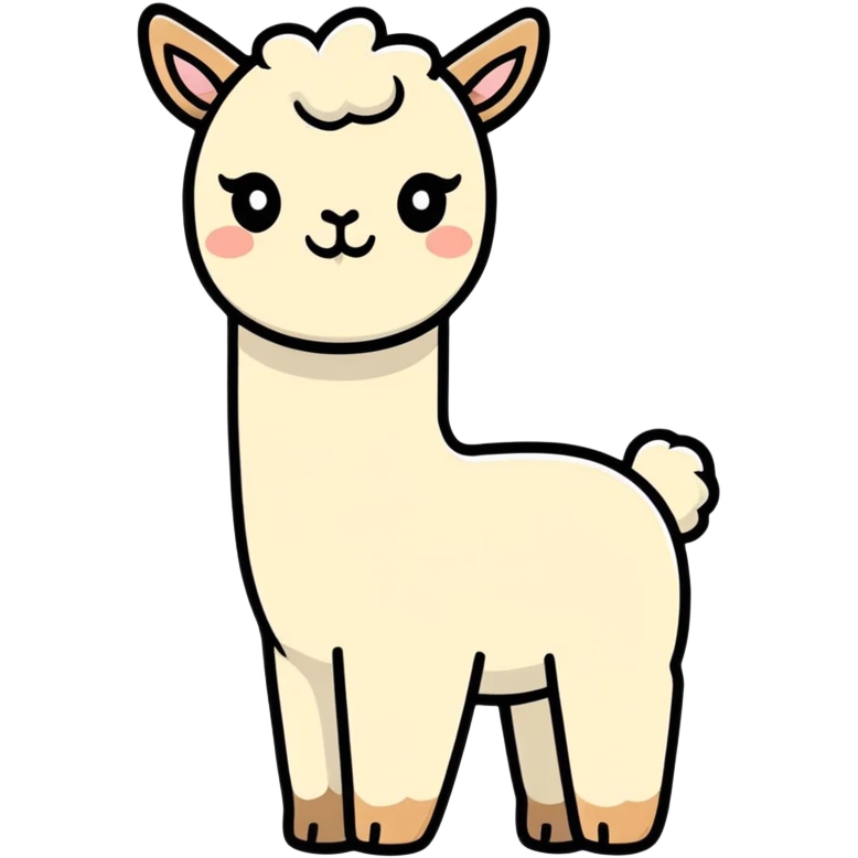 alpaca muy feliz emoji