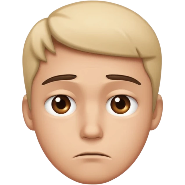 Disappointed face emoji