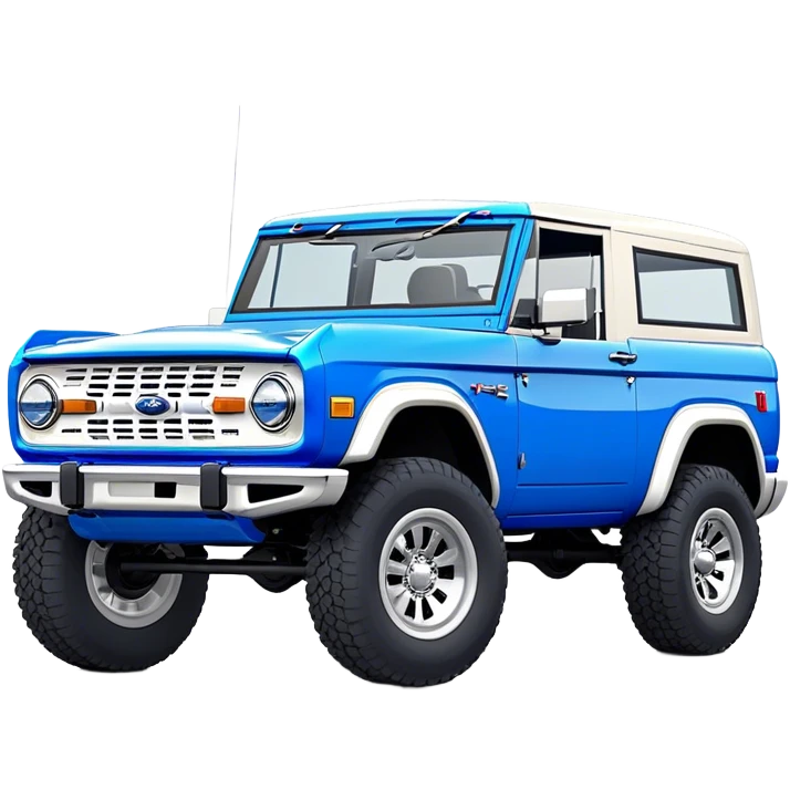 Ford Bronco - Ford (Model Year: 2021) (Iconic colour: Blue) emoji