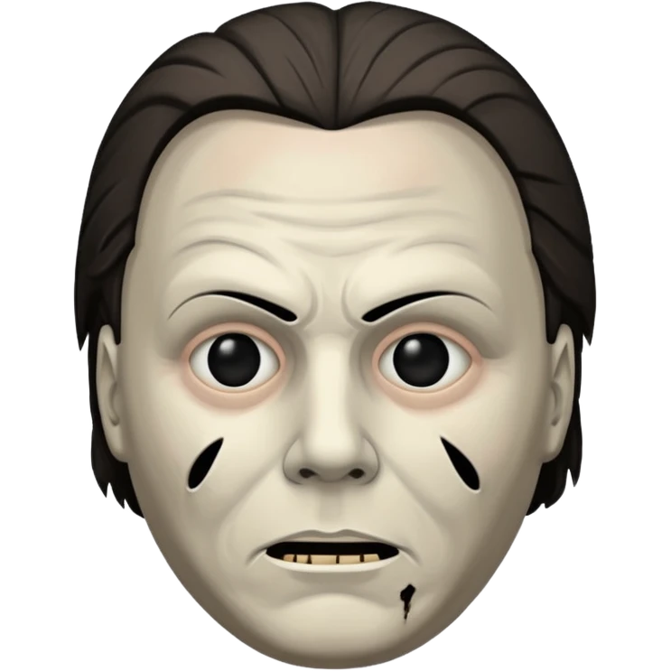 michael myers black eyes emoji