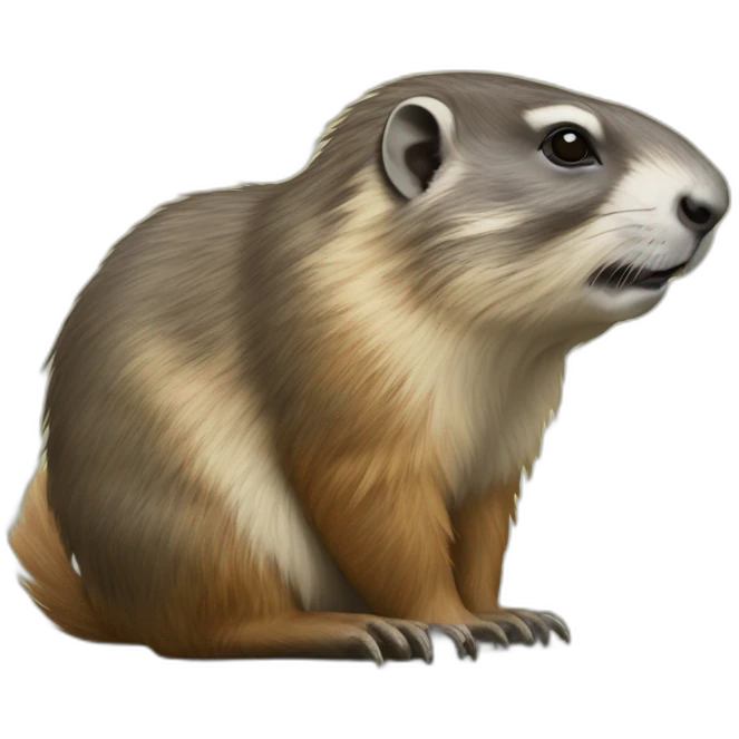 Marmotte sur tortue emoji