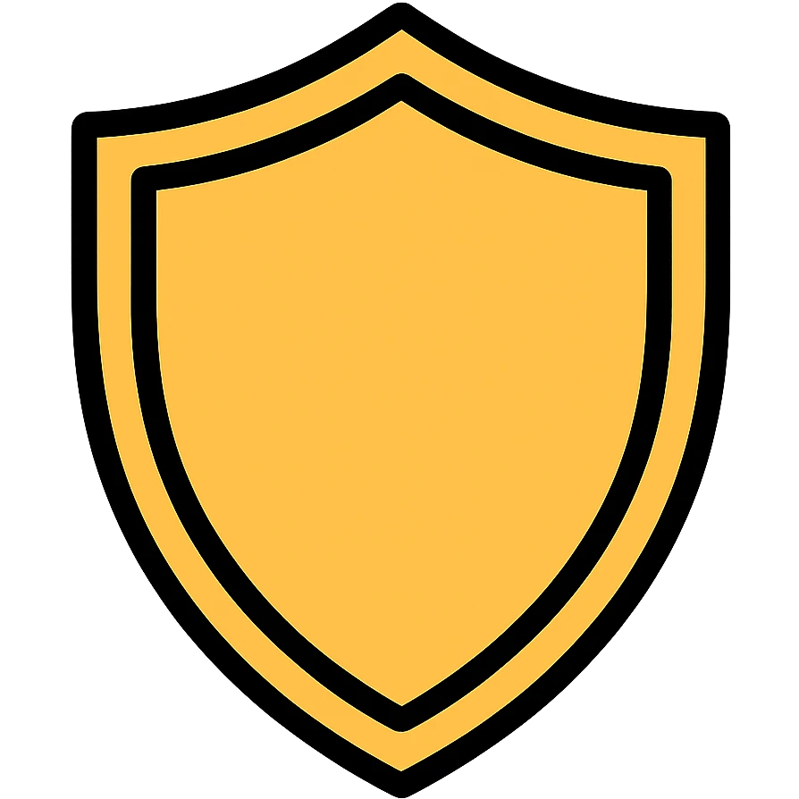a shield, color outline icon style emoji