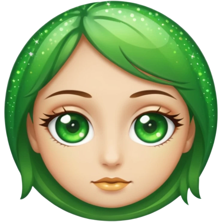Green eyes emoji