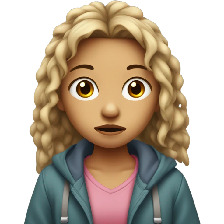 awkward girl emoji
