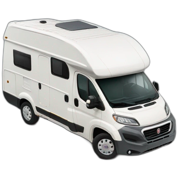 Converted Fiat Ducato campervan emoji
