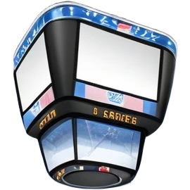 An icon featuring close-up shots of key hockey equipment: a hockey stick, puck, and skates. The background shows a packed stadium with cheering fans, bright arena lights, and an icy rink. Transparent background highlights the essentials of the game and the thrill of the sport. emoji