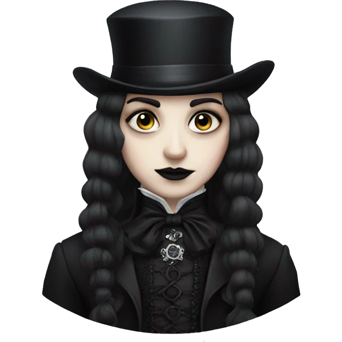 goth Victorian  emoji