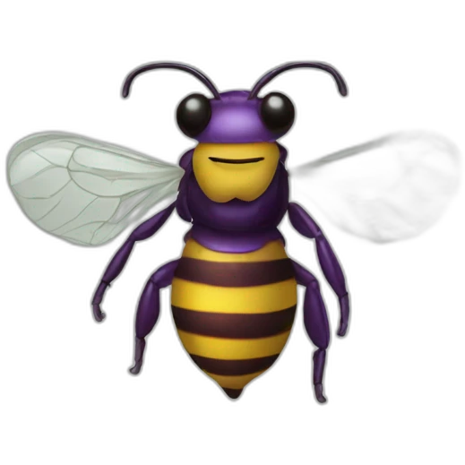 eggplant bee emoji
