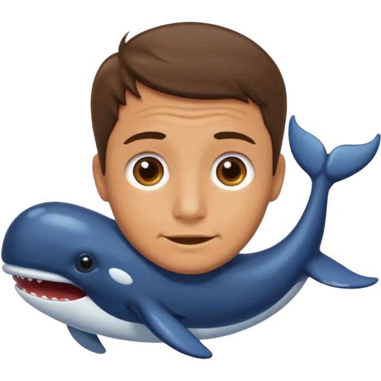 man inside a whale emoji