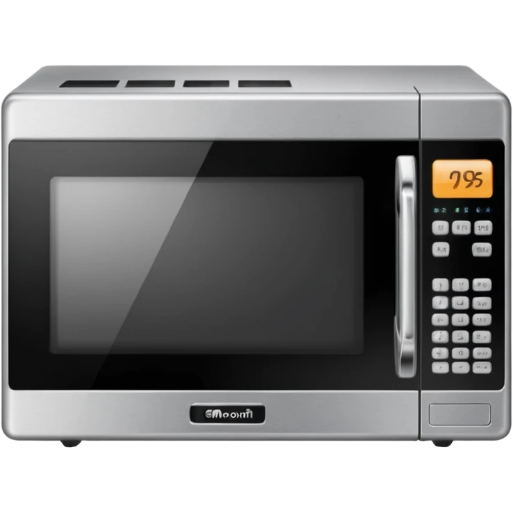 microwave emoji in style of apple emoji