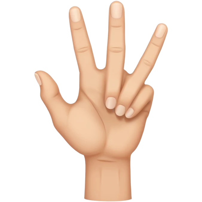 this emoji 🤘turned upside down with the fingers pointing down  emoji