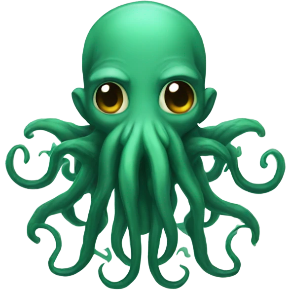 Cthulhu long hair  emoji