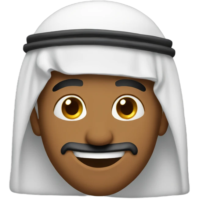 Arabe riendo  emoji
