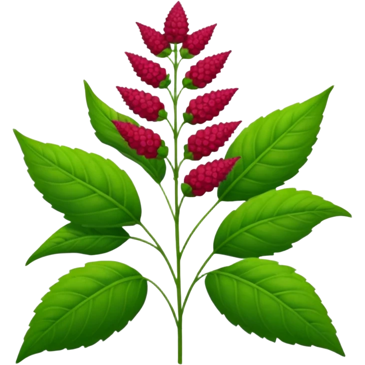 amaranth plant emoji