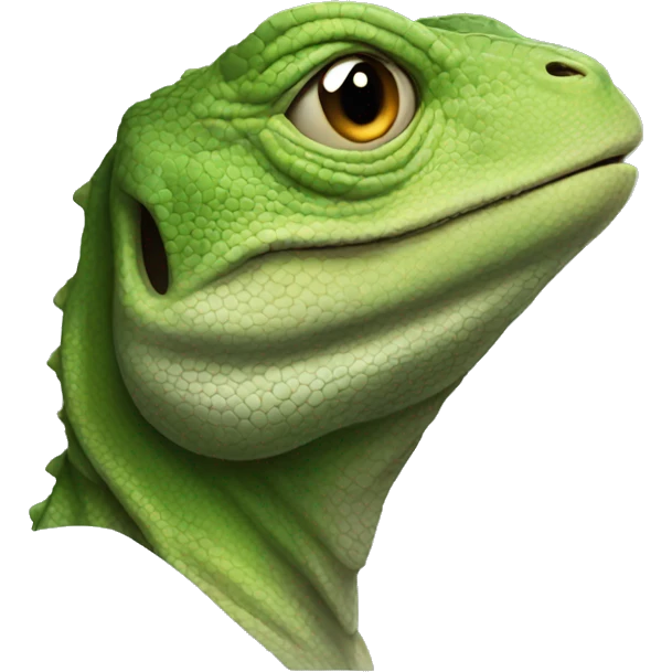 Lizard people emoji
