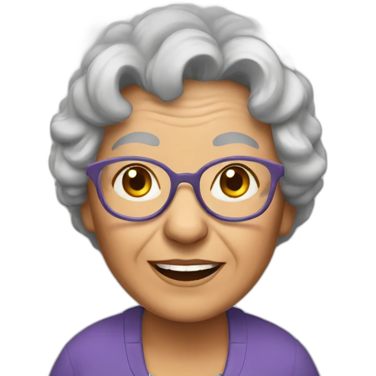 Granny emoji