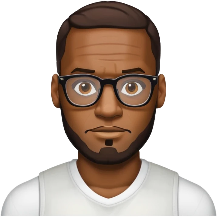 lebron with glasses emoji