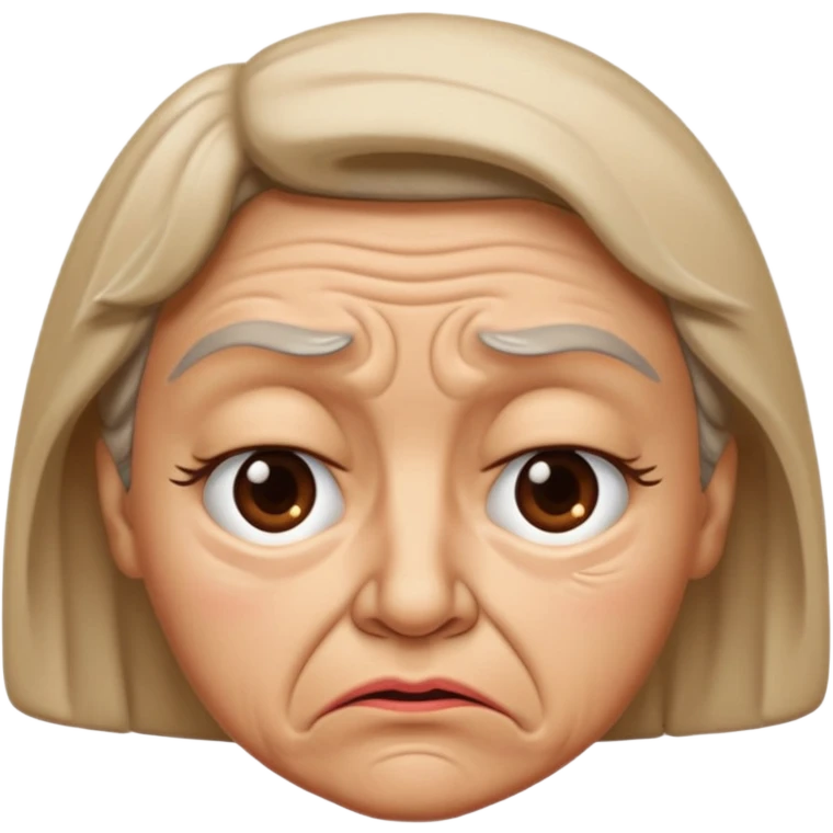 disgusted face  emoji