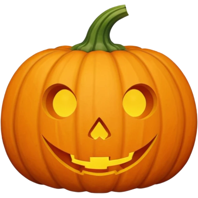 Aesthetic pumpkin emoji