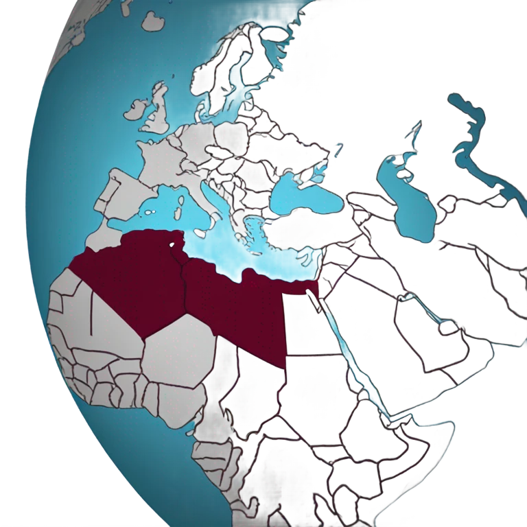 qatar in world map emoji
