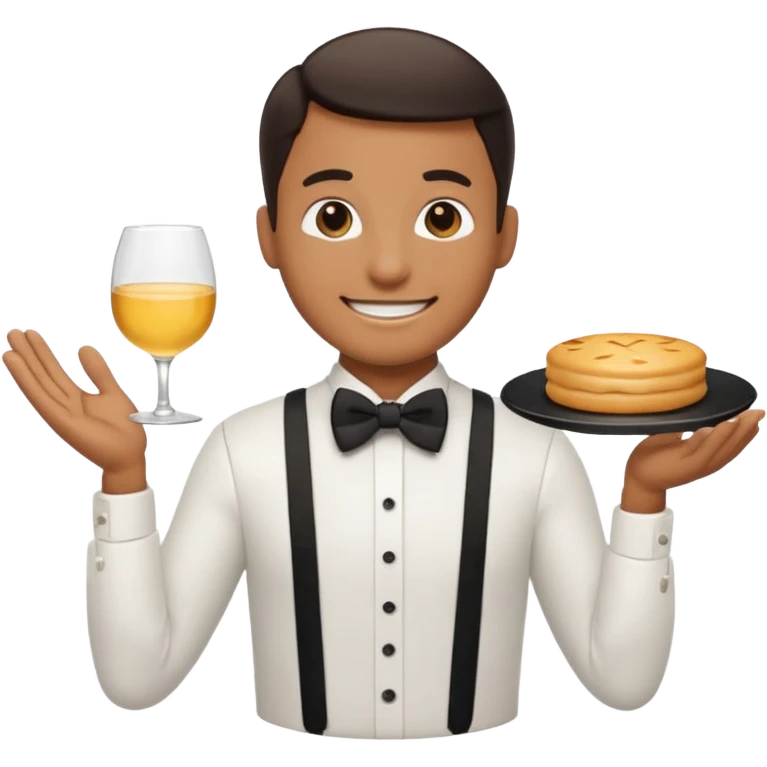 emoji camarero emoji