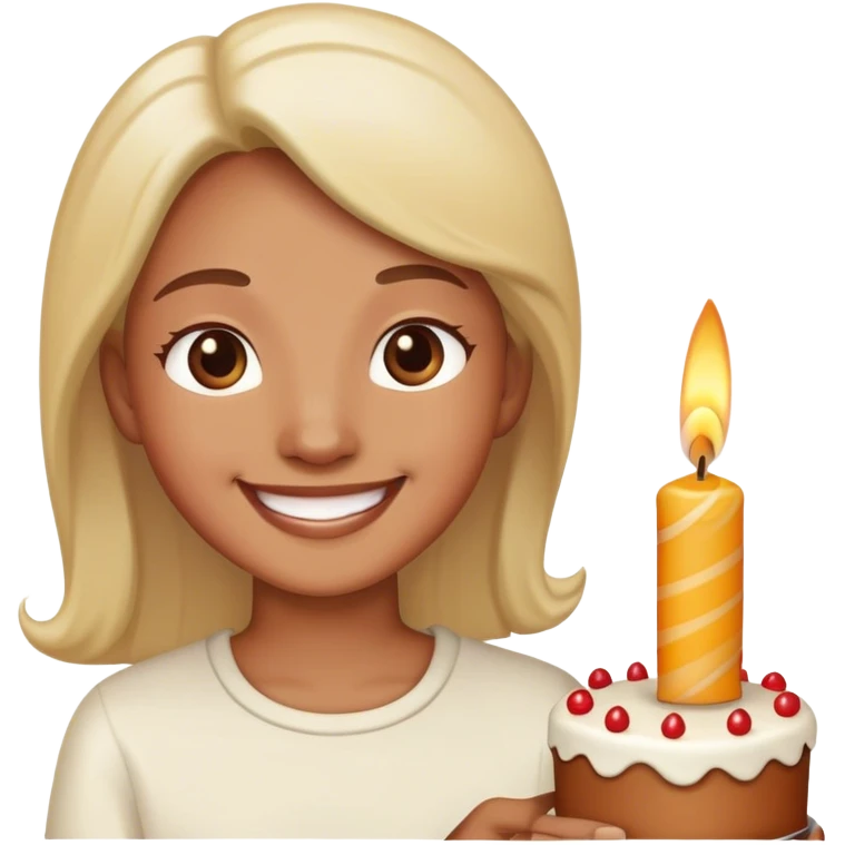 Person with birthday cake  emoji
