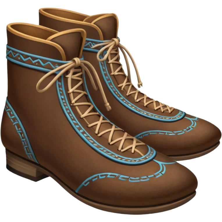 ancient mongolian shoes emoji