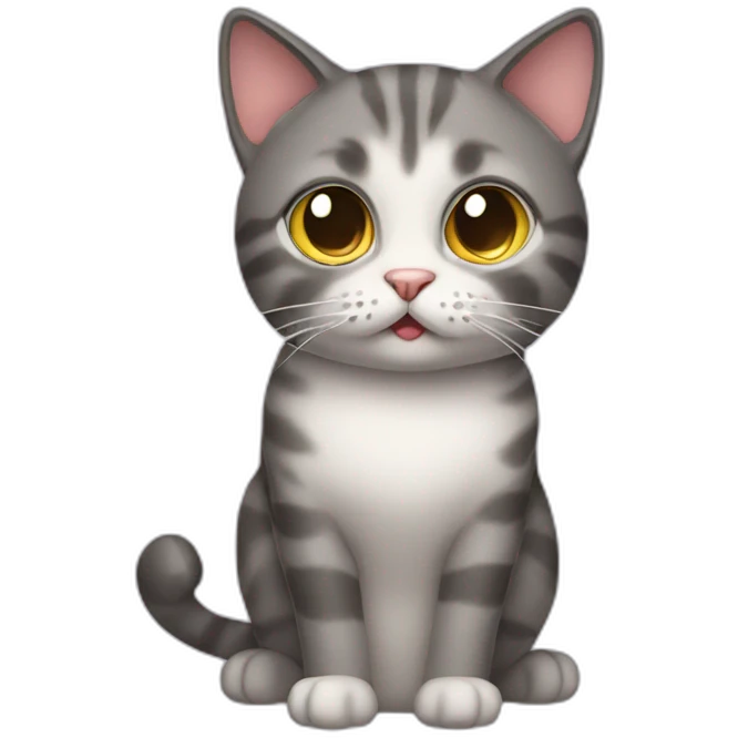 Cat getting confused  emoji