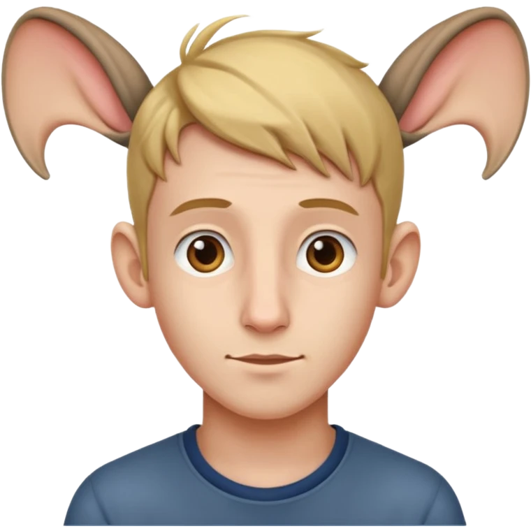 24 year old boy with long ears emoji