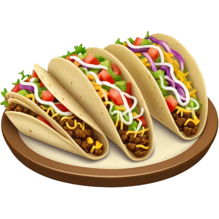 platter of tacos emoji