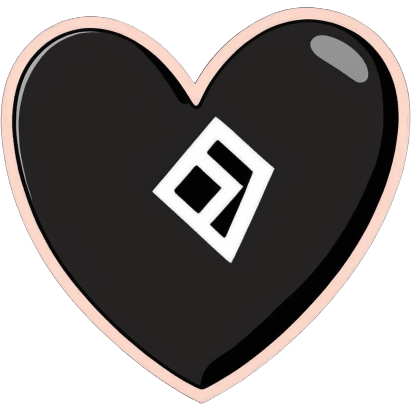 Wu-Tang Clan W symbol inside a heart emoji