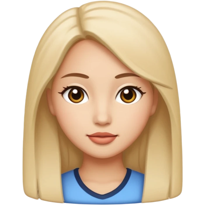 pretty genmoji that looks like Katrina Kiaf emoji